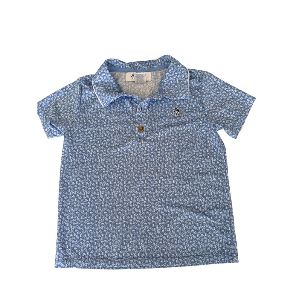 Original Penguin Kids' Blue Performance Polo Shirt - Size 5